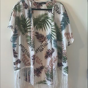 Paradise floral kimono